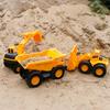 Car Engineering Children Fall Resistant Excavator Stirring Truck Boy Beach Toy