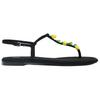 Zara Fashion Open-Toe One-Strap Sandals 1.5Cm Women Sandals Black 3602610800