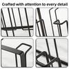 With Tray Tea Cup Rack Durable Water Cup Shelf Cup Accessories Glass Cup Stand  Hospitality