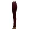 Women Skinny Trousers Slim Fit Solid Color Pants Cotton Blend High Waist Casual Trousers for Office Street Party Dating