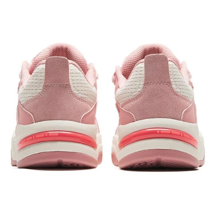 Anta Life Collection Abrasion Resistant Breathable Low top Skateboard Shoes Women's Pink Beige 122428061-2