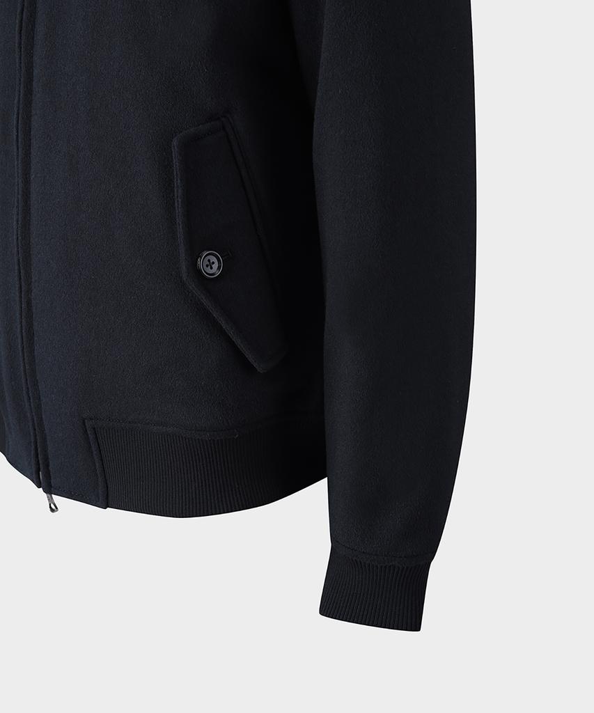 Brooks Brothers Wool Bomber Jacket (Navy) (Bbojmm2396Qef)