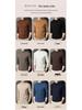 Machine-Washable Men's Wool Sweater, Half-High Neck, 450g Australian Wool, Warm Base Layer, Autumn/Winter 4A Grade.