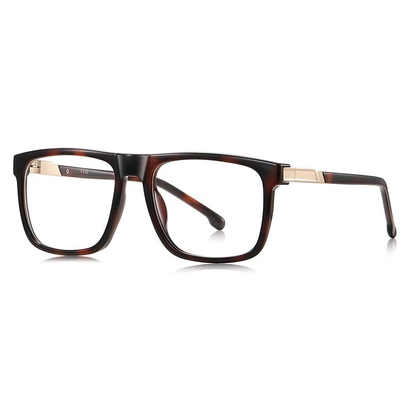TR90 Big Square Reading Glasses For Men Blue Light Blocking Transparent Presbyopia Glasses Lightweight Durable