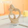 Nordic Abstract Art Figure Ornaments Creative Couple Wine Cabinet TV Cabinet Bedroom Figure Statue Modern Home Decoration Gift