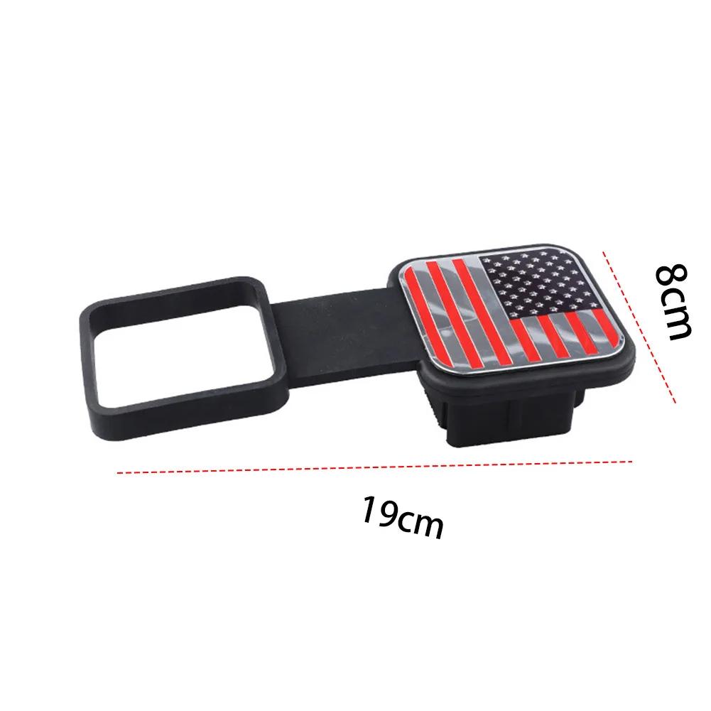 Trailer Hitch Receiver Cover Plug Waterproof Trailer Hitch Cover Dustproof 2 Inch Receiver Auto Square Plug Tow Hook Cover