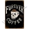 Letrero de Metal Decoración Retro Café Vintage Letrero de Lata Placa Placa de Metal Arte de Pared Pósters Para Cocina Bar Cafetería Habitación Pintura de Hierro Retro