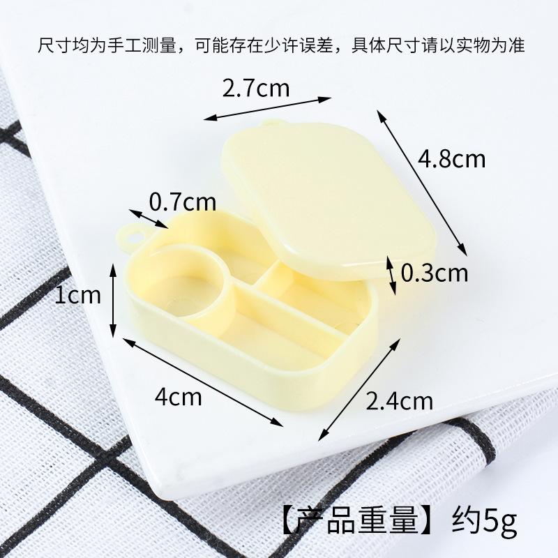 Mini Miniature Simulation Plate Small Bowl Tableware Diy Food Play Accessories Mini Container Play House Kitchen Toys