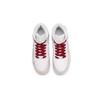 Nike Flight Legacy Thorn Rose Slip Resistant Abrasion Resistant Mid Top Vintage Basketball Shoes Unisex White Red BQ4212-101(Team196-)