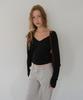 TARVERT Untive V Neck Knit - Black