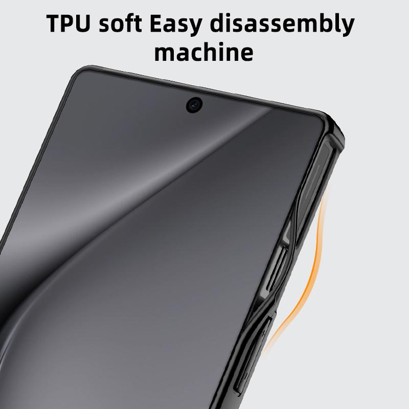 Für ZTE Nibia Red Magic 11 Pro Plus Hülle Mattes Hart-PC Stoßfest Kamera Schutz Durchsichtige Abdeckung für Red Magic 11 Pro