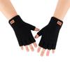 Thick Knitted Fingerless Gloves For Men Cold Weather Cycling Outdoor Activity Warm Thermals Protection