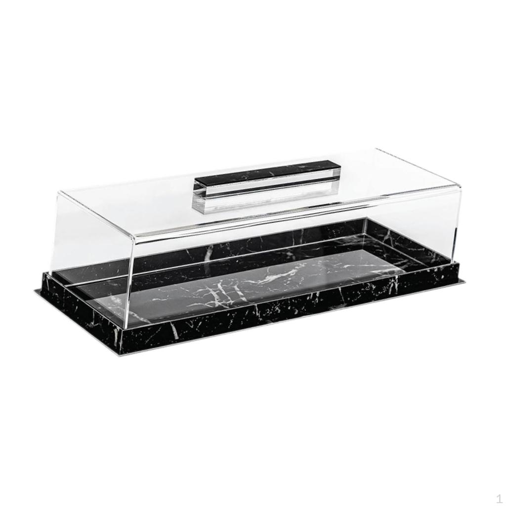 Bakevarer Utstillingsmonter Kakeholder med Klart Lokk Stativ Boks for Benkeplate Bryllup