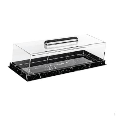 Bäckerei Vitrine Kuchenhalter mit durchsichtigem Deckel Ständer Box für Arbeitsplatte Hochzeiten