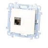 Single Computer Socket RJ45 Category 5e (module), White Simon10
