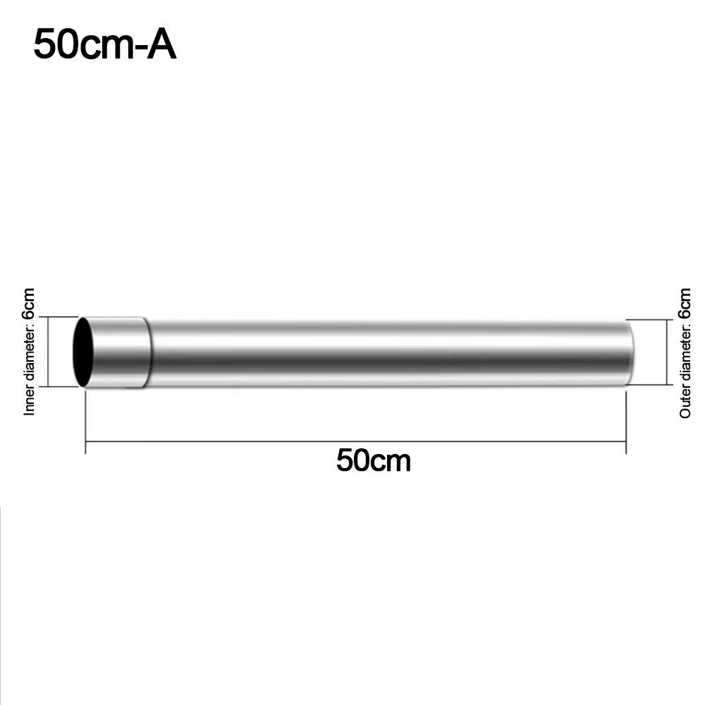 Diameter 6CM Chimney Pipes Stainless Steel Stove Pipes Flue Extension Tube  Tents