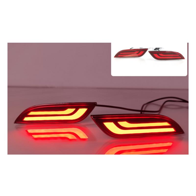 Car For Spark 2010-2015 LED Brake Light Rear Bumper Light Dynamic Turn Signal Reflector