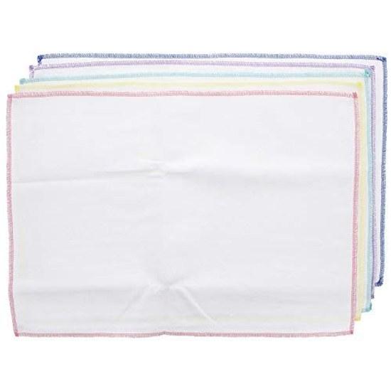 Nakamura Dish Cloth White Approximately 3550cm Cotton 100 Dobby Weave Large Size Thick TF-822 Set 5