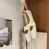 Ballerinas mit flachem Boden Damen Retro Wildleder Einzelne Schuhe mit Rock Französischer Feenstil Mary Jane Damenschuhe