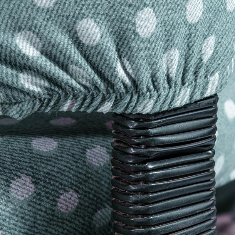 Elastic Split Chair Cover, Computer Swivel Chair Cover, Chair Cover, Office Chair Cover, Seat Cushion Cover - Printed Model