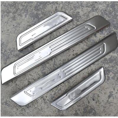 For Hyundai Tucson  2015 2016 2017 Exterior Stainless Steel Side Door Sill Protector Pedals Scuff Plate Guards Sills