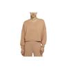 Nike Sweatshirts Women's Brown V Neck Moderate Regular DA0773-288