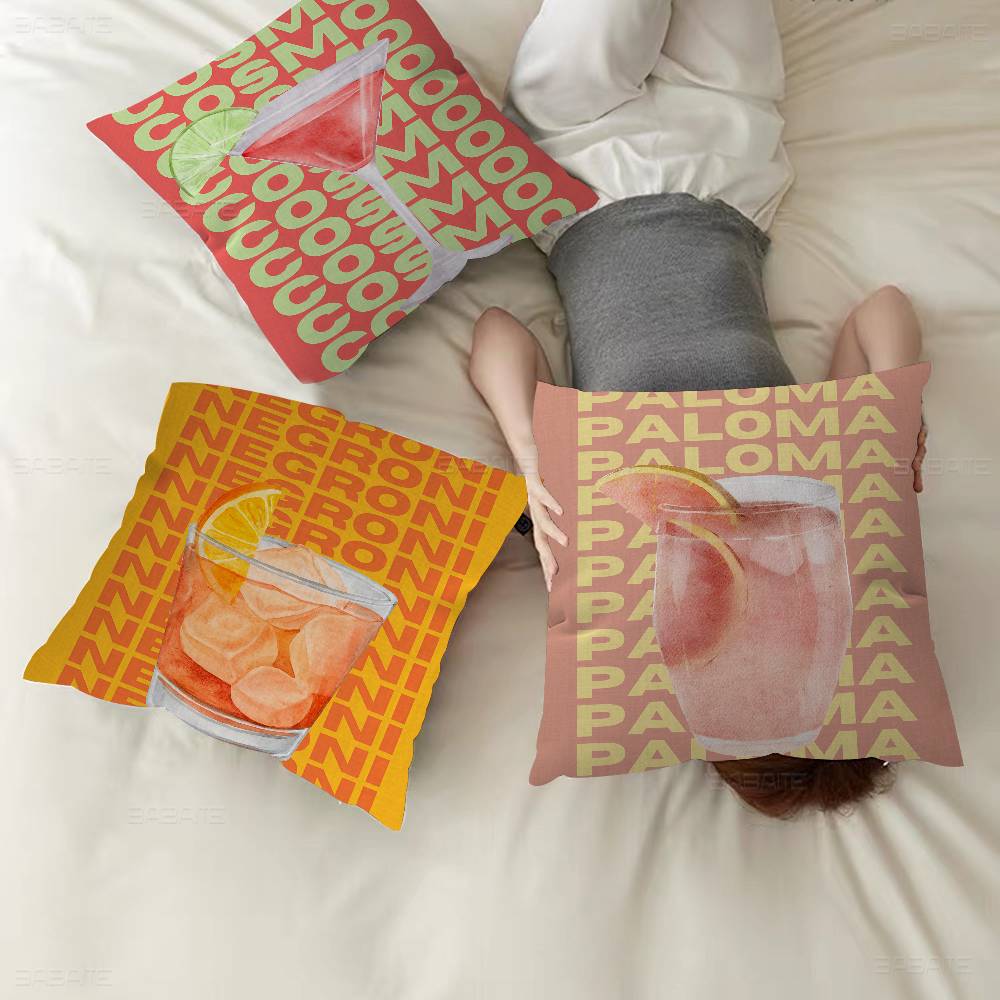 Cosmopolitan Pillow Gifts Home Office Furnishings Bedroom Sofa Car Cushion Cover Case 45x45cm
