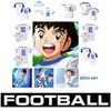 Tsubasa Hutton Atom Japan Cartoon Animation Anime Football Soccer T-Shirt Jersey Print Sport Vintage Short Sleeve Uniform Cosplay Unisex Men Women