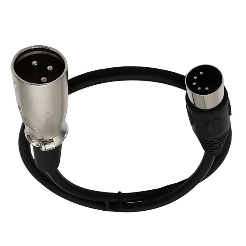 

Large DIN 5Pin Male To 3Pin Male/Female Sound Connection Cable 5P To 3Pin Adapter Cable for Musical Instrument