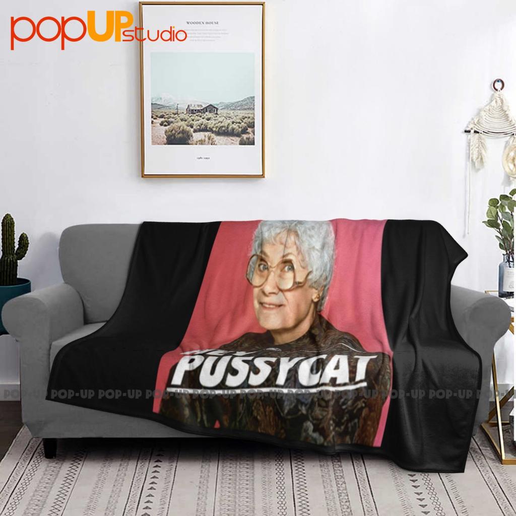 Hey Pussycat Sophia Goldendorothy Blancheretro Gay Pride Ultra-Soft Blanket Quilt Winter Sofa Cover Bed Covers