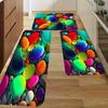 1PC Colorful pebble Pattern Kitchen Rug Non-Slip Door Mat Pop design Bathroom Rug Bath Mat Carpet for Home Sink Laundry Decor