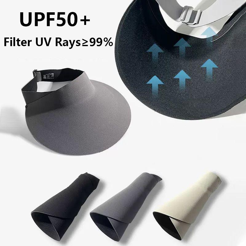 Foldable Seamless Wide Visor Brim Hat Quick-Dry Anti Uv Sun Protection Hat Nylon Hat Non-Marking Sun Cap Women Summer Gift