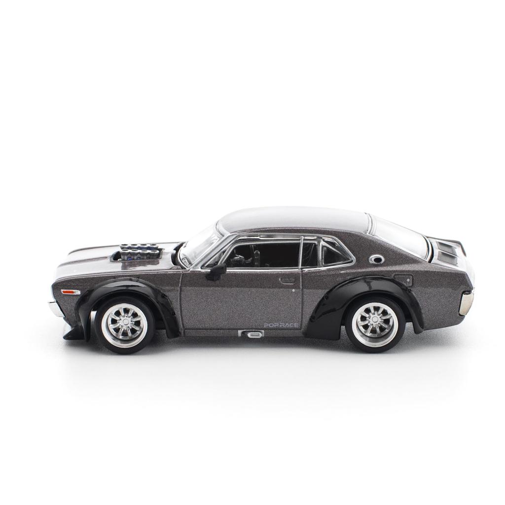 Genesis Company POP RACE Laurel C130 Metallic Gray Finished Model PR640304 1/64