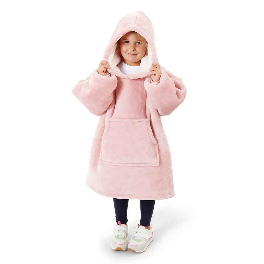 Brand Lab Childrens/Kids Sherpa Fleece Oversized Hoodie