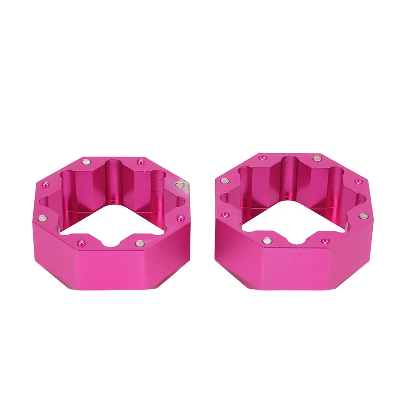 Восьмиугольная коробка для хранения бильярдного мела, 2-уровневый алюминиевый держатель для мела, Бильярдные аксессуары для спорта, Розовый