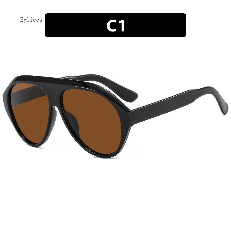 New Oversized Eyewear Fashion Vintage Sunglasses Women Brand Designer Retro Goggle Sun Glasses Female Ins Popular Colorful