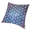 Sacred Geometry Flower Of Life Kuddfodral 45*45cm för vardagsrumssoffa Geometrisk Mandala Kuddfodral Sammets örngott