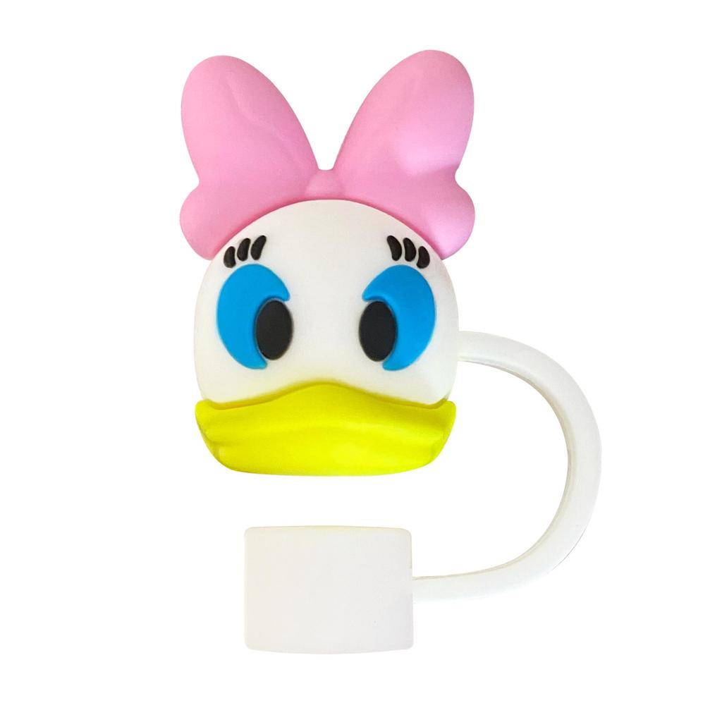 Mickey & Minnie 10mm Reusable Straw Cap Dust Plug