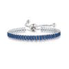 ZHOUYANG Tennis Bracelets For Women Square Multicolor Zircon Wedding Bride Adjustable Bracelet Jewelry DZH015