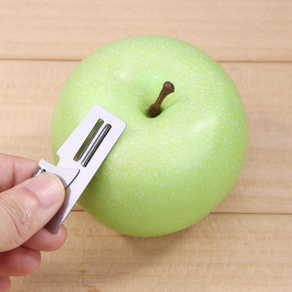 Multi-use EDC Tool Stainless Steel Can Bottle Opener Fruit Peeler EDC Outdoor Camping Picnic Kitchen Pocket Tool China Mainland