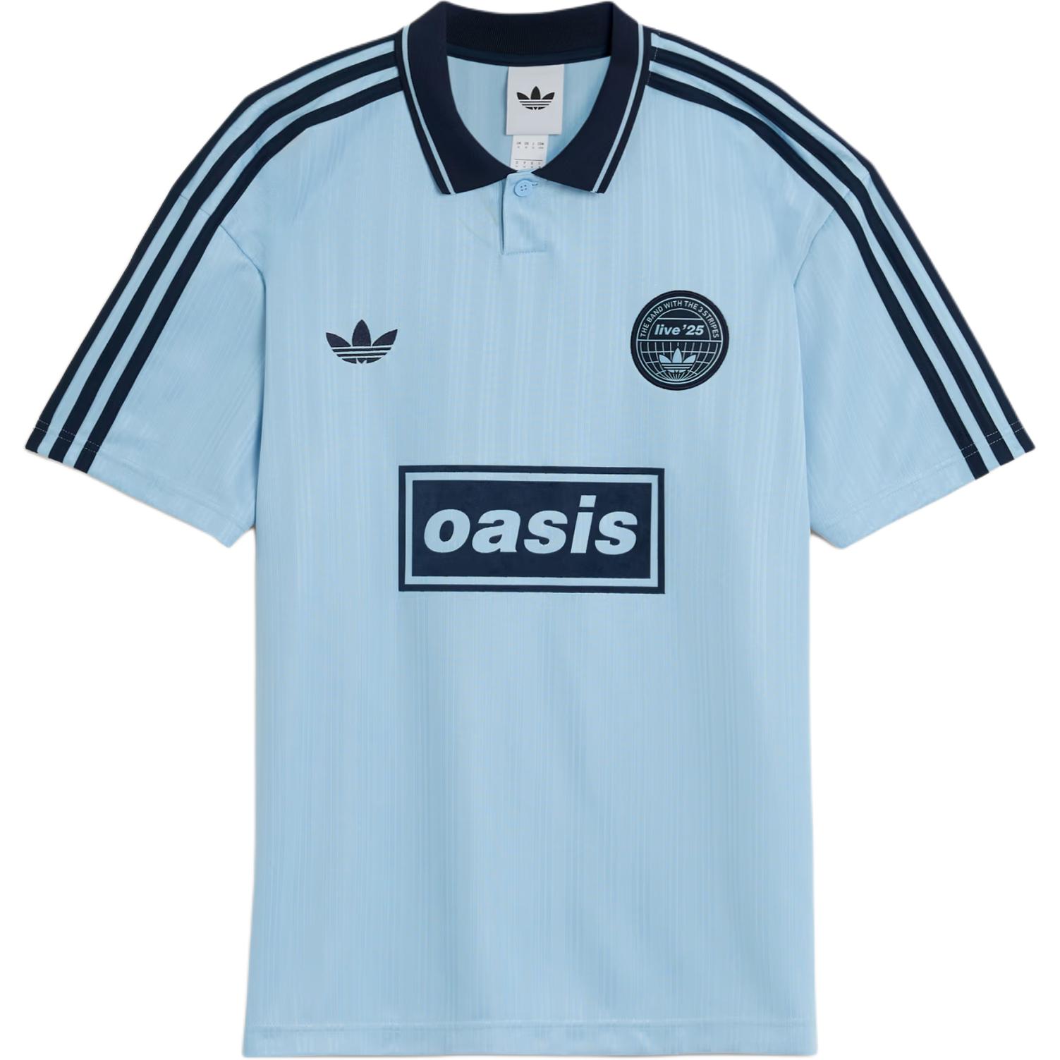 

Adidas Оригиналы X Oasis Сотрудничество Тур Жаккардовая Ретро Мягкая Свободного Кроя Футболка с Коротким Рукавом Унисекс Топы KT-3436 XL