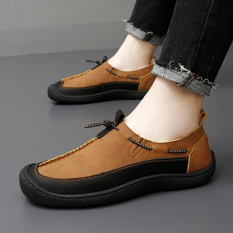 Fashion Official Website Hot Selling Men's Business Casual Shoes Trendy Men's Walking Loafers Commuting Daily Flat Shoes Comfortable