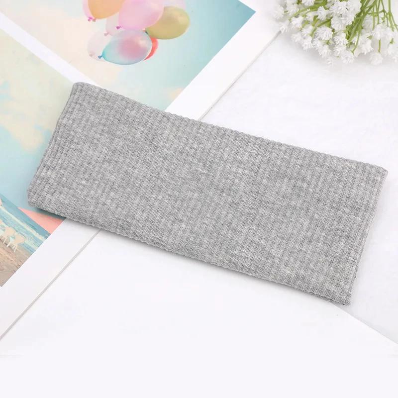 Sports Cycling Wash Face Hairbands Soft Korean Cotton Knitted Headband For Women Girls Bandanas Fashion Hair Accessories