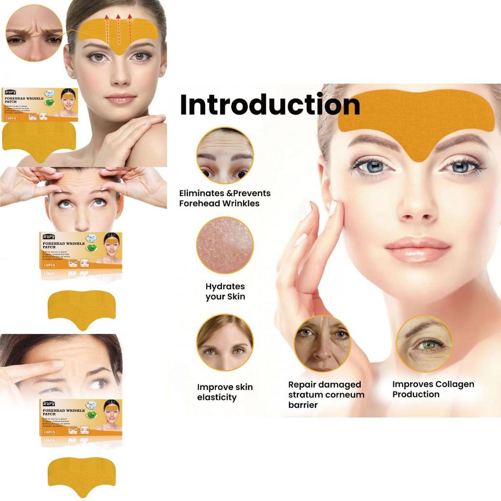 Bupy Forehead Wrinkle Patches Anti-aging Firming Skin Treatment For All Skin Types