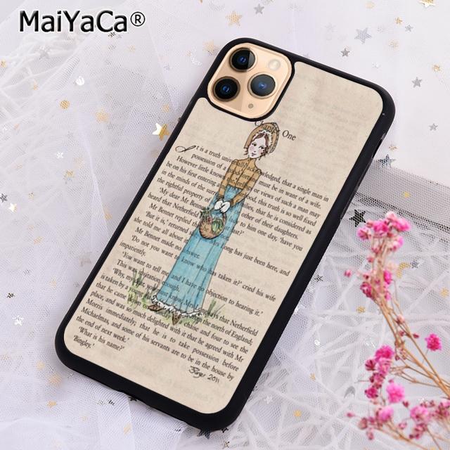 

MaiYaCa Pride And Prejudice Jane Austen Phone Case For iPhone 17 Air 16 15 plus 11 12 13 14 pro max coque iPhone 11pro max