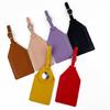 PU Baggage Backpack Tags Suitcase Luggage Tags Travel Suitcase Label with Strap