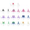 Cartoon Top Replacement Cover Decorative Crystal PC Head Cap Protective Case Creative Clear Cover for Tamagotchi Paradise