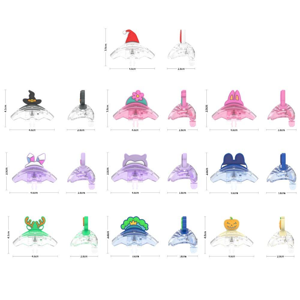 Cartoon Top Replacement Cover Decorative Crystal PC Head Cap Protective Case Creative Clear Cover for Tamagotchi Paradise