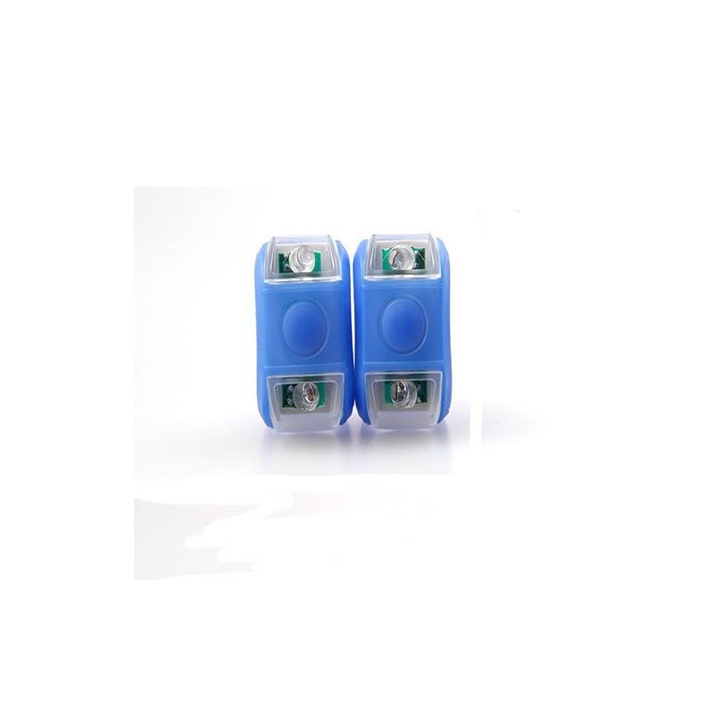 

Велосипедный светодиодный задний фонарь лягушка водонепроницаемый перезаряжаемый предупреждение о безопасности для горного велоспорта BlueNew