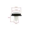 50x Peugeot Boxer Exterior Side Moulding Rub Bumpstrip / Lower Door Trim Clips